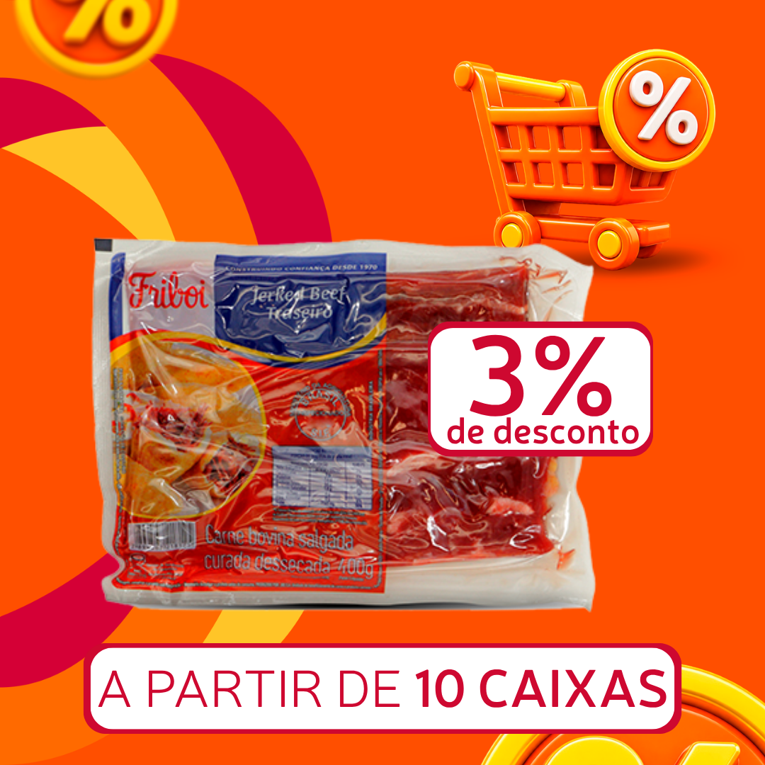 Jerked Beef Traseiro 400g - Friboi